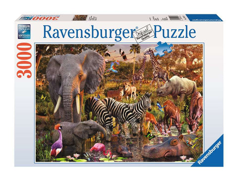 African Animal World Puzzle (3,000 pieces) by Ravensburger