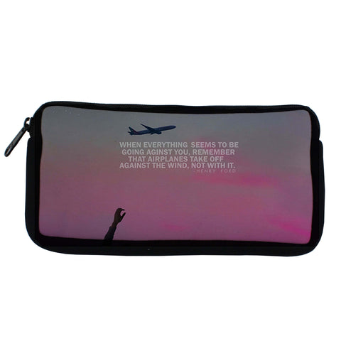 Against The Wind Travel Pouch