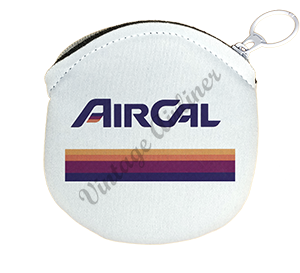 Air Cal Logo Round Coin Purse