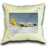 Air California Airplane Linen Pillow Case Cover