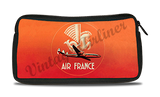 Air France 1950's Vintage Bag Sticker Travel Pouch