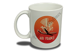 Air France 1950's Vintage Bag Sticker  Coffee Mug