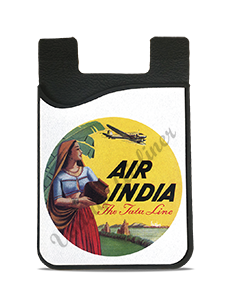 Air India Vintage Bag Sticker Card Caddy