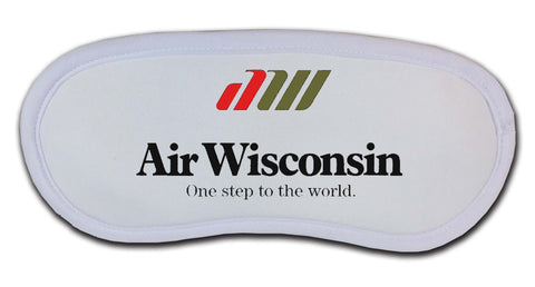 Air Wisconsin Logo Sleep Mask