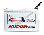 Allegheny Airlines 1960's Vintage Bag Sticker Rectangular Coin Purse