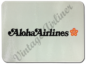 Aloha Airlines Logo Glass Cutting Board