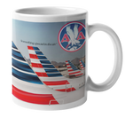 American Airlines Flag Double Tail Coffee Mug