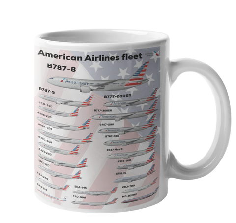 American Airlines Fleet Coffee Mug