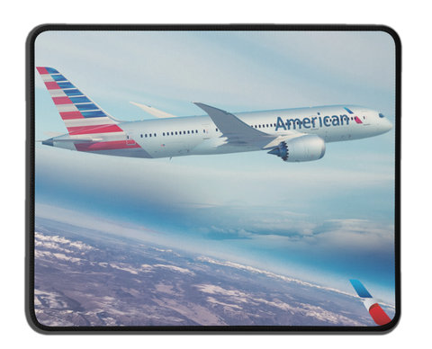 American Airlines Over Earth MousePad