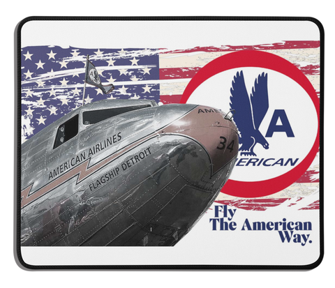 American Airlines Vintage DC 3 MousePad