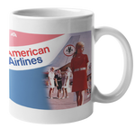 American Airlines Vintage Stewardess Coffee Mug