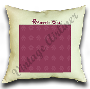 America West Logo Linen Pillow Case Cover