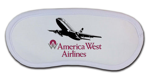 America West 737 Logo Bag Sticker Sleep Mask