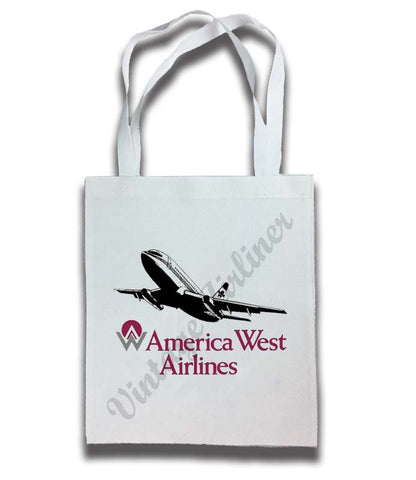 America West 737 Logo Tote Bag