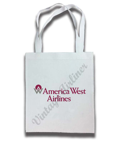 America West Airlines Original Logo Tote Bag