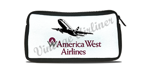 America West 737 Logo Travel Pouch