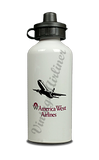 America West Airlines 737 Logo Bag Sticker Aluminum Water Bottle