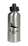 America West Airlines 737 Logo Bag Sticker Aluminum Water Bottle