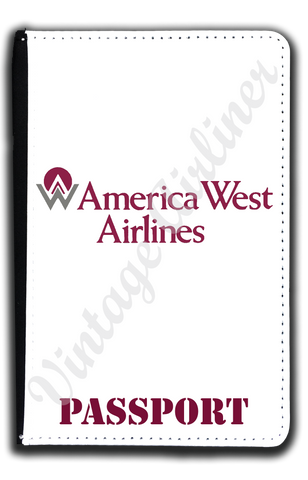 America West First Logo Passport Case