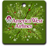 America West Airlines Original Logo Ornaments