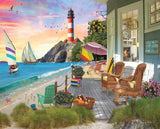 Beach Vacation Puzzle by White Mountain - (1,000 pieces)