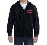 Empire Airlines Zipped Hooded Sweatshirt