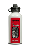 Bonanza Air Lines Timetable Cover Aluminum Water Bottle
