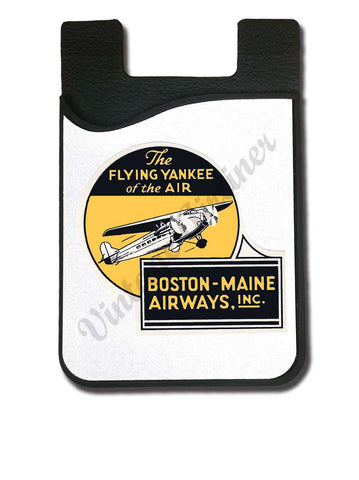 Boston Maine Airways Flying Yankee Card Caddy