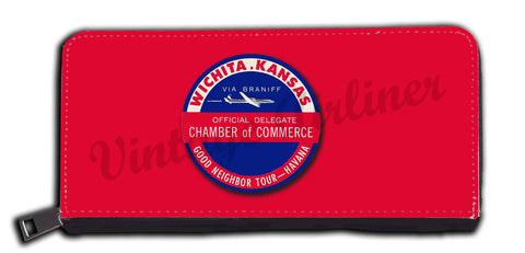 Braniff Wichita Kansas Chamber wallet