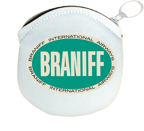 Braniff International Airways Round Coin Purse