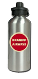 Braniff Airways Red Logo Aluminum Water Bottle