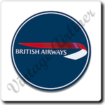 British Airways Logo Square Coaster