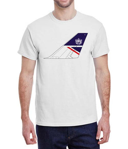 British Airways City Of Swansea Livery Tail T-Shirt