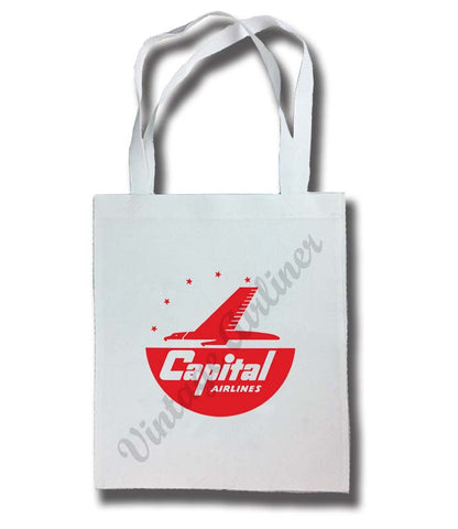 Capital Airlines Logo Tote Bag
