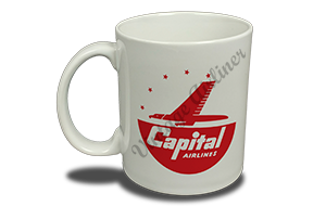 Capital Airlines Red Logo  Coffee Mug