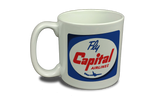 Capital Airlines 1950's Vintage  Coffee Mug