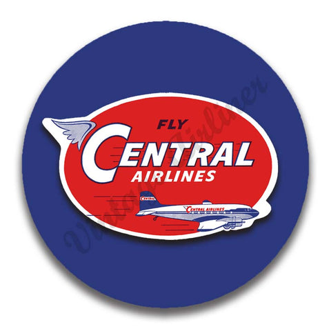 Central Airlines 1950's Vintage Magnets