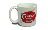 Central Airlines Vintage Bag Sticker  Coffee Mug