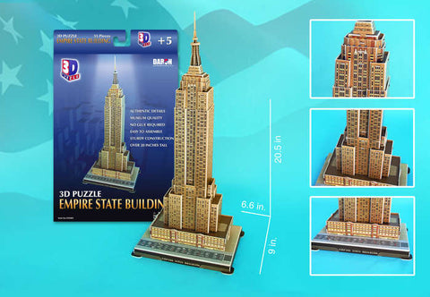 Empire State Building 3D Puzzle 55 Pieces