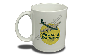 Chicago & Southern Airlines 1940's  Coffee Mug