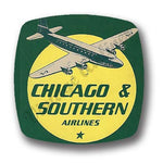 Chicago & Southern Airlines 1940's Magnets
