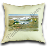 FS2004 C&S Lockheed l749 Constellation Green Linen Pillow Case Cover