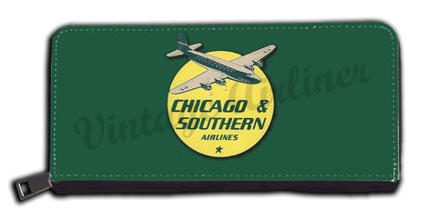 Chicago and Southern Airlines 1940's wallet