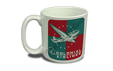 Colonial Airlines Vintage Bag Sticker  Coffee Mug