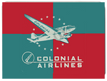 Colonial Airlines Logo Glass Cutting Board