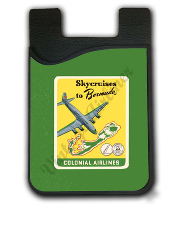 Colonial Airlines Bag Sticker Card Caddy