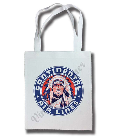 Continental Airlines 1937 Logo Tote Bag