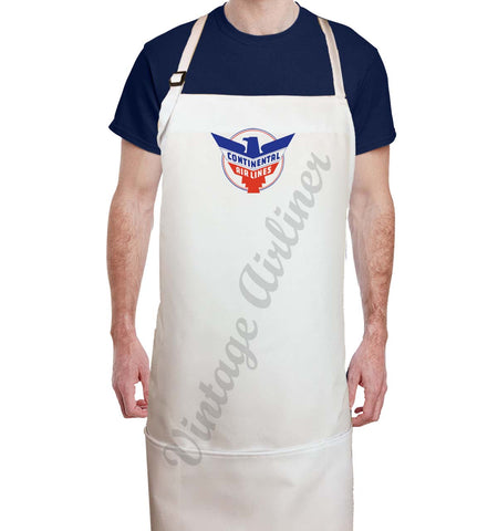 Continental Airlines 1950's Logo Bag Sticker Apron