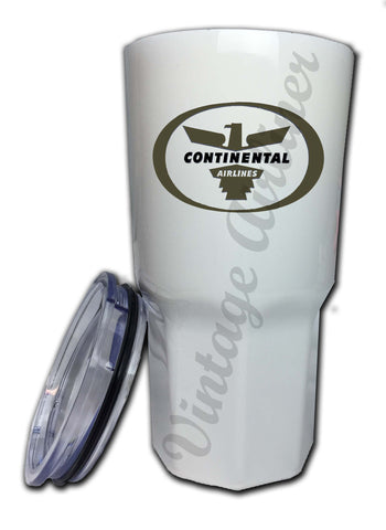 Continental Airlines Early 1950's Logo Tumbler
