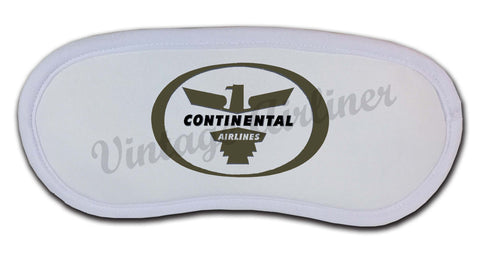 Continental Airlines Logo from the 1970's Sleep Mask